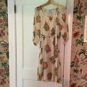 Tibi silk floral dress Size 4
